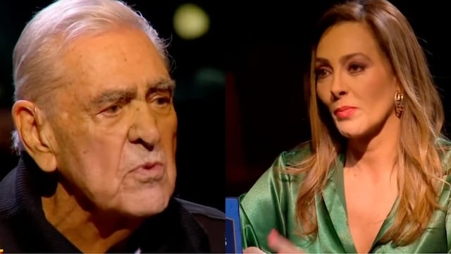 Verónica del Castillo con Eric del Castillo en Sale el Sol