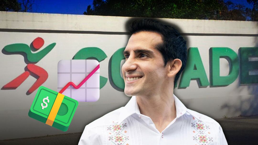 Con Rommel Pacheco, las becas de la CONADE a atletas crecen 33%