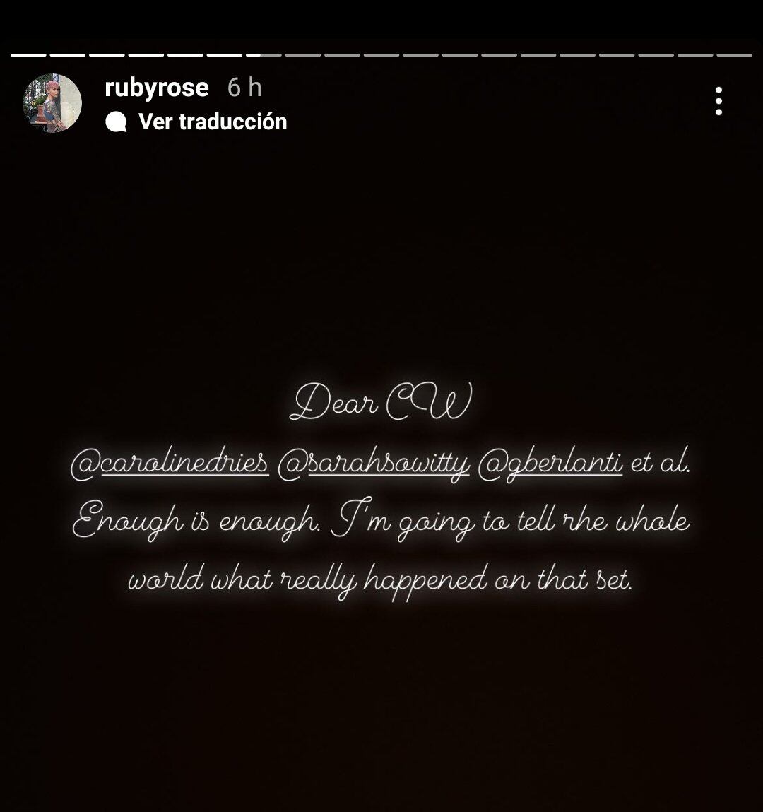 Denuncia de Ruby Rose sobre 'Batwoman'