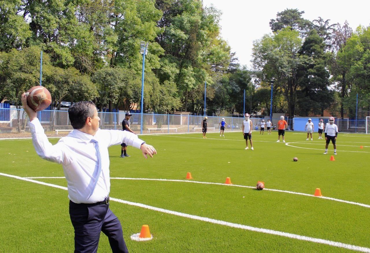 El alcalde de Coyoacán, Giovani Gutiérrez