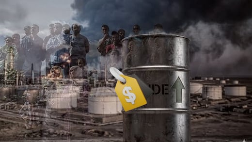 Precio del petróleo registra su nivel más bajo desde el conflicto en Medio Oriente