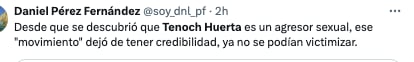 Se burlan de Tenoch Huerta