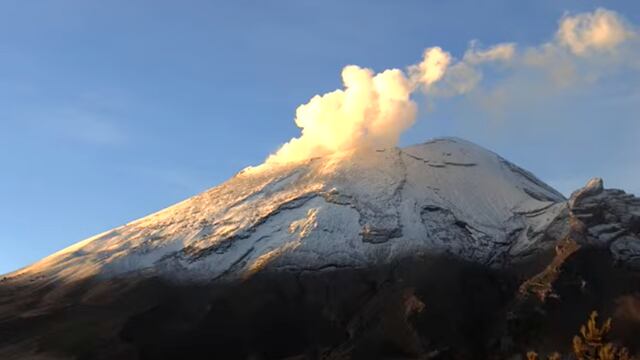Volcán Popocatépetl el 4 de octubre