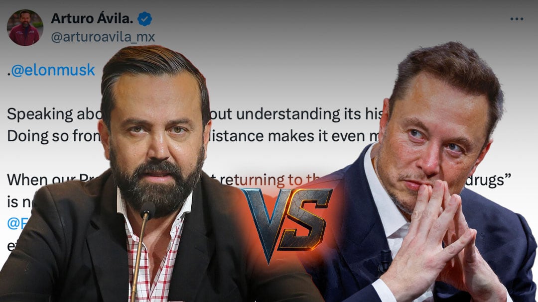 Ávila encara a Musk y señala errores de Calderón para defender a Sheinbaum