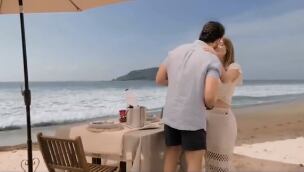 Critican a Vivir de Amor por una escena de playa filmada con pantalla verde