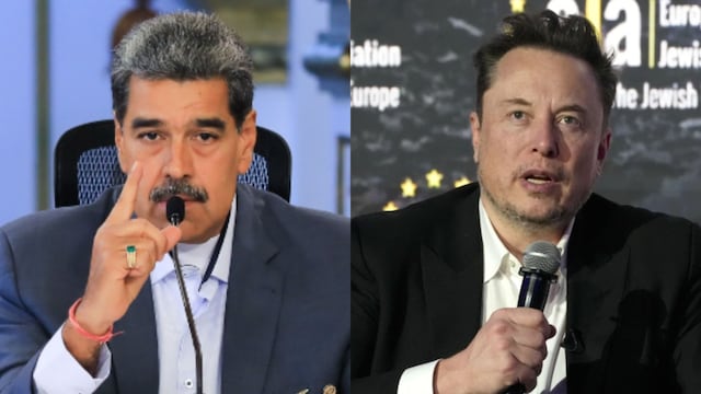 Nicolás Maduro y Elon Musk
