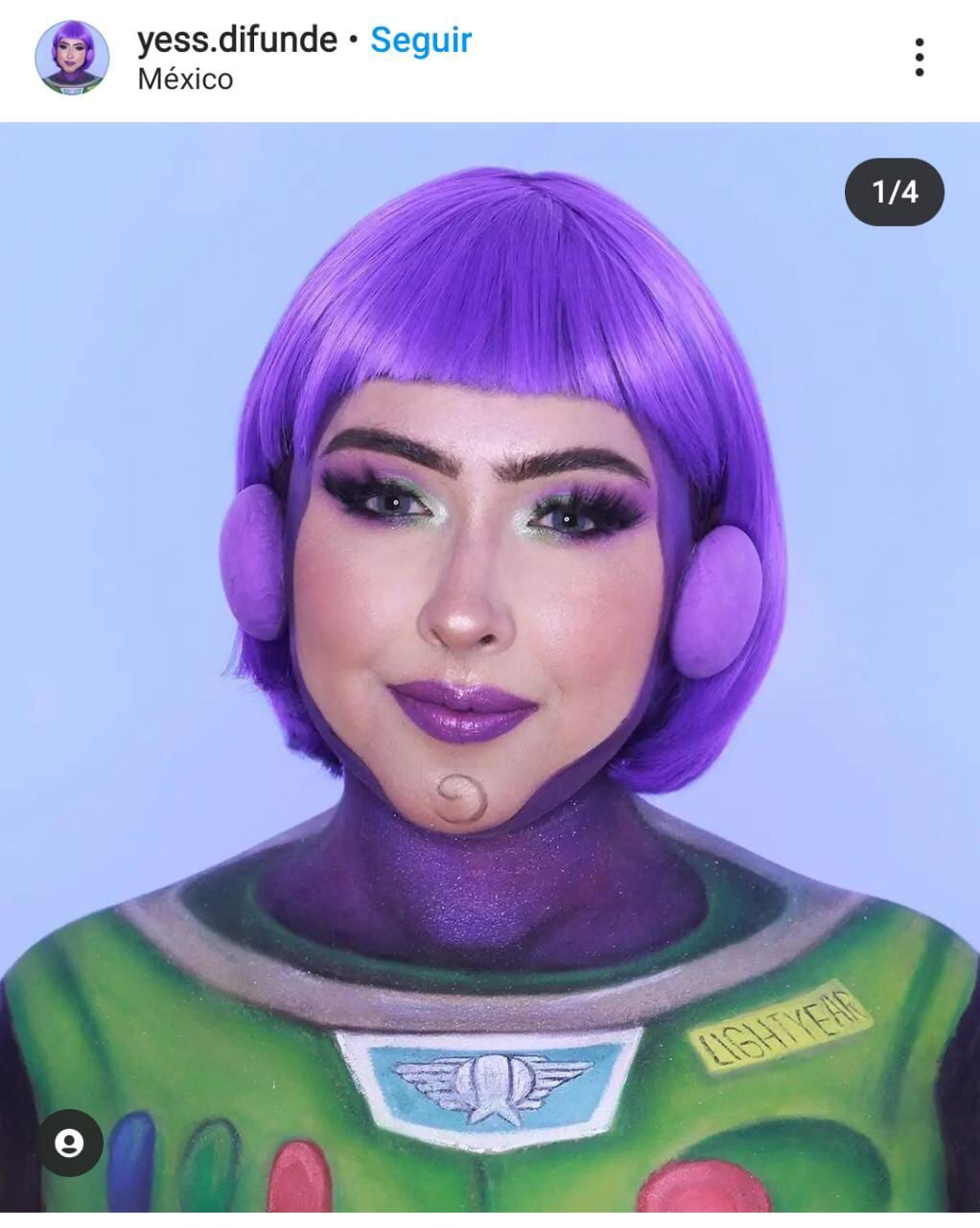 Buzz Lightyear, Maquillaje