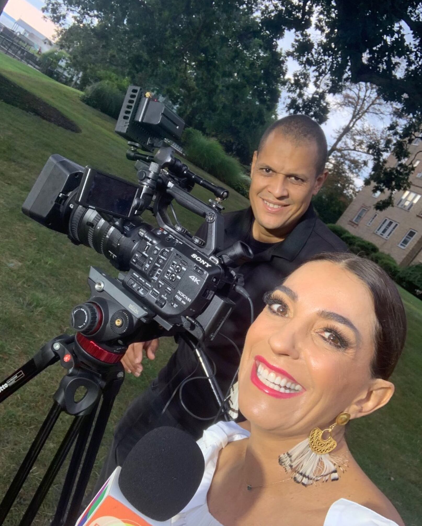 Javier Linares con Kika Rocha