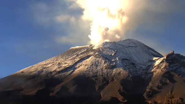 Volcán Popocatépetl el 25 de agosto