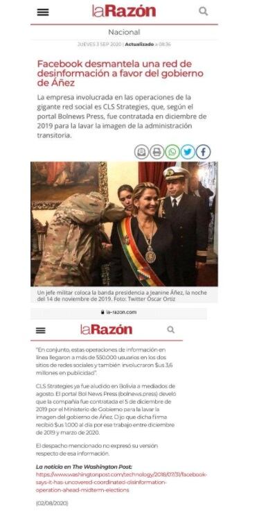 Vínculos con Áñez