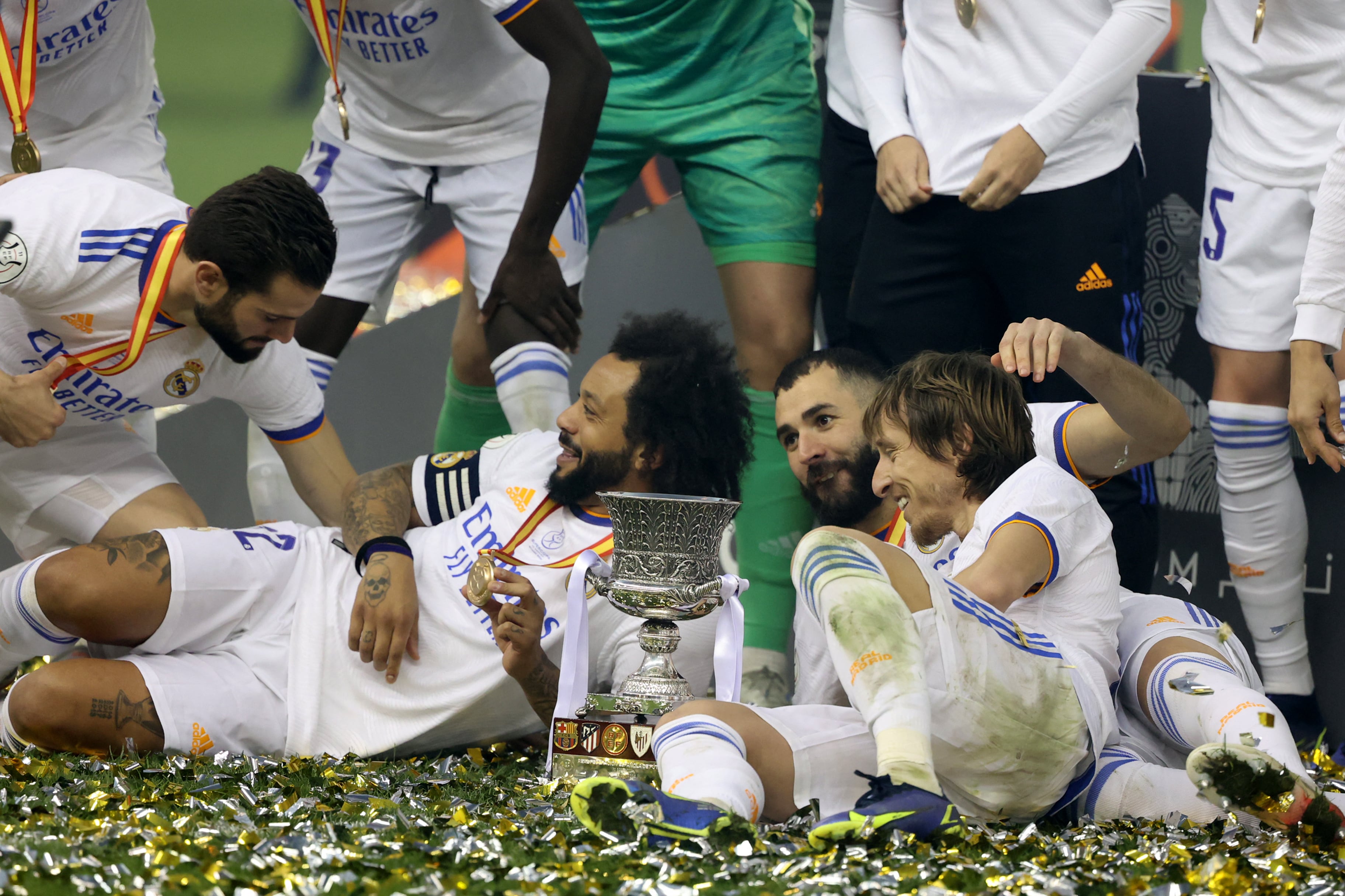 Real Madrid festeja título de Supercopa de España