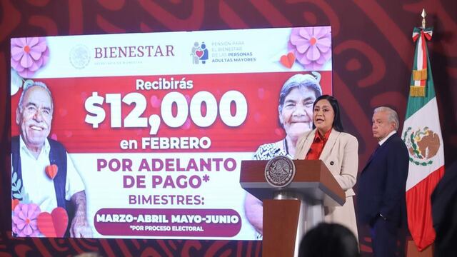 Adelantarán 12 mil pesos a adultos mayores