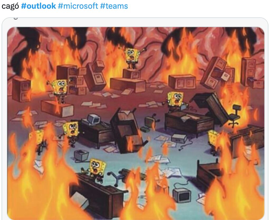 Se registra caída mundial en Outlook y Micrososft Teams