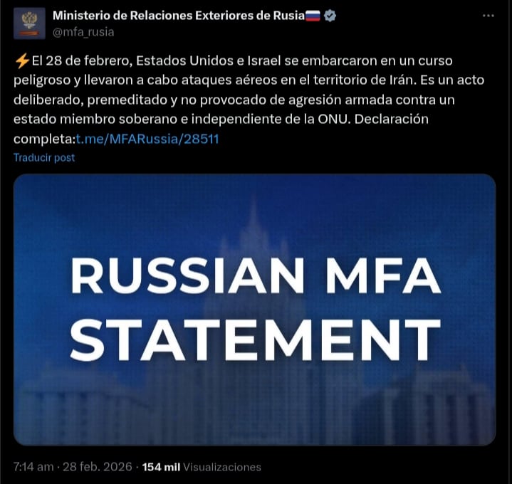 Reacciones del mundo tras ataque a Irán