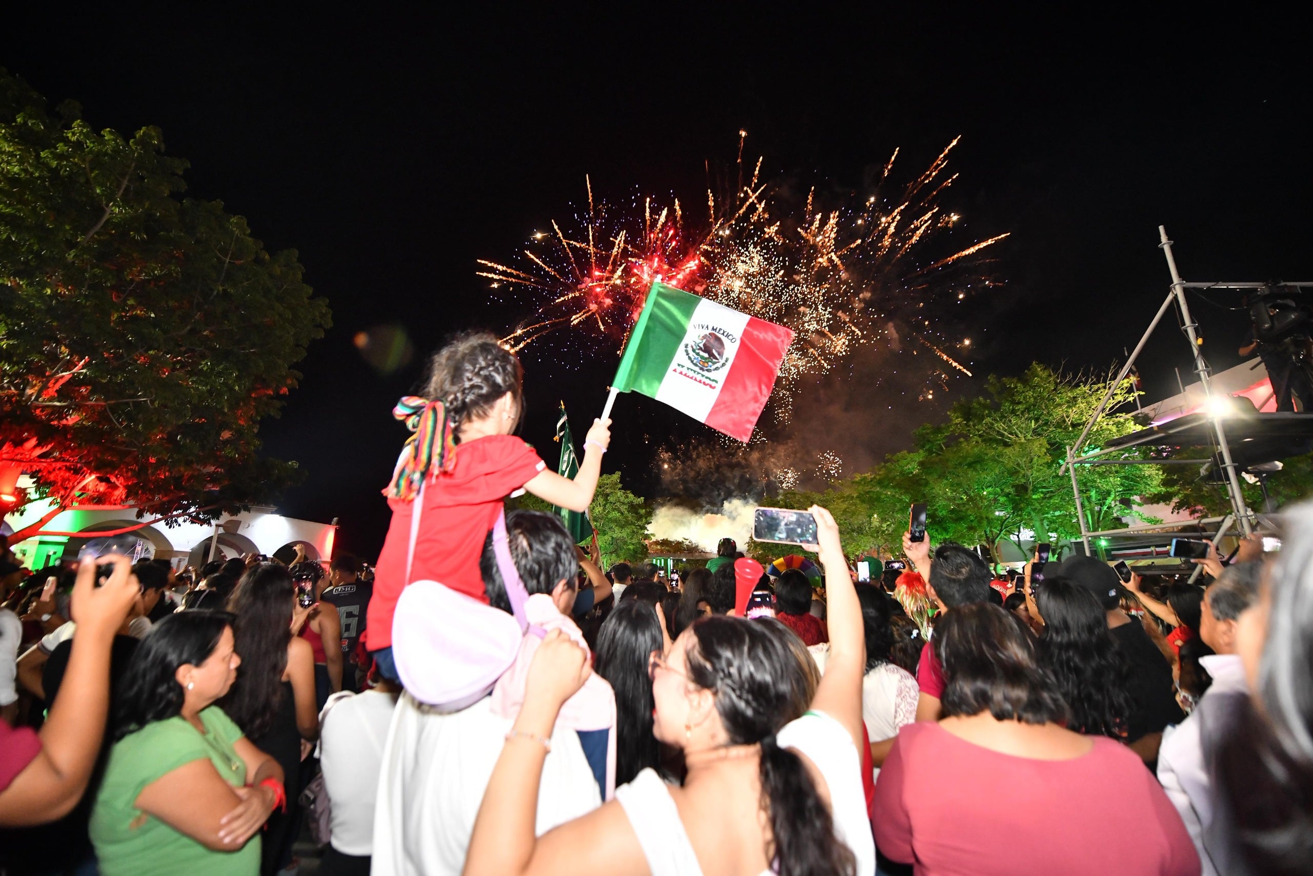 El gobernador de Tabasco estuvo acompañado del pueblo