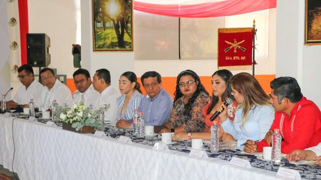 Evelyn Salgado coordina las mesas de trabajo por la seguridad de Tira Caliente