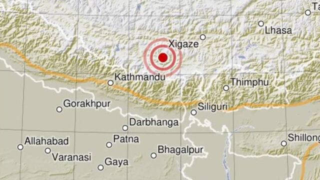 Terremoto sacudió la frontera entre Nepal y Tíbet, China