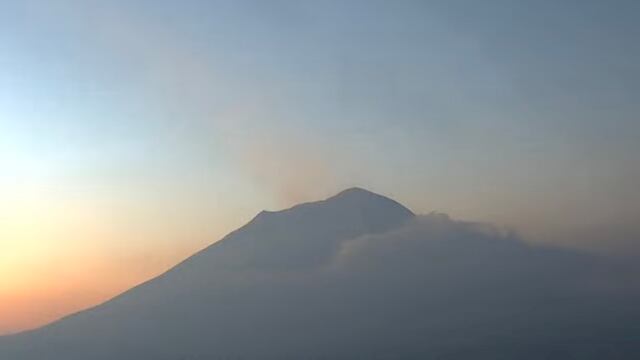 Volcán Popocatépetl el 11 de febrero