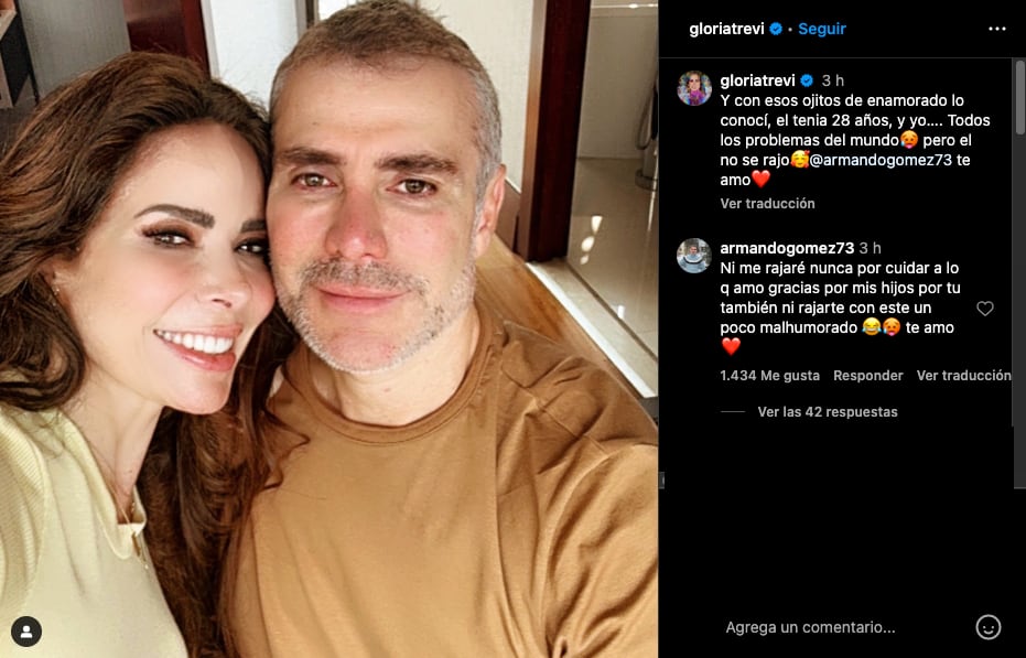 Gloria Trevi y Armando Gómez