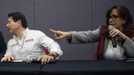Yeidckol Polevnsky acusa que no le han explicado por qué la dejaron fuera de la encuesta de Morena