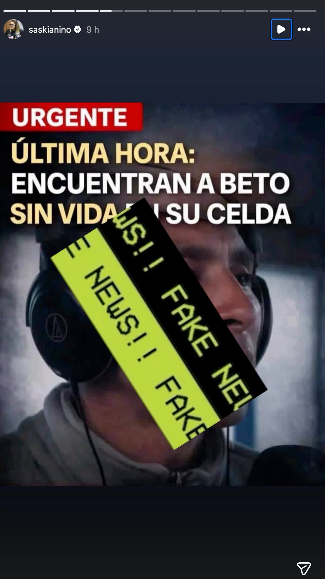 Saskia Niño de Rivera desmiente que "El Beto" haya muerto