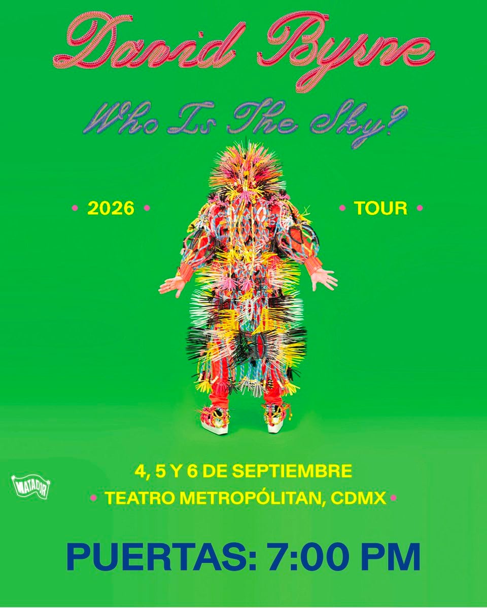 Concierto de David Byrne en Teatro Metropólitan