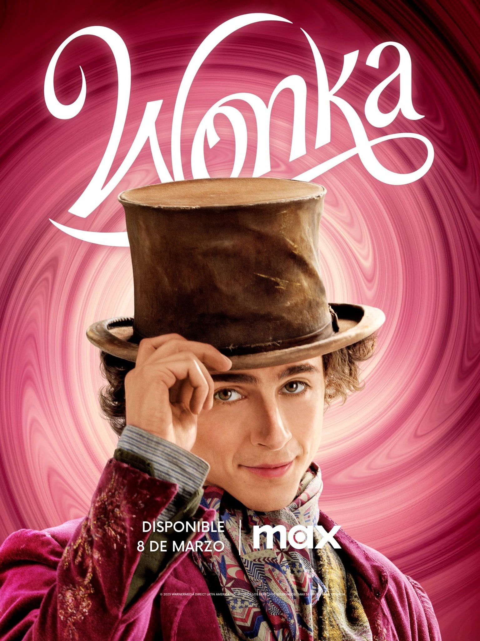 Wonka de Timothée Chalamet en Max