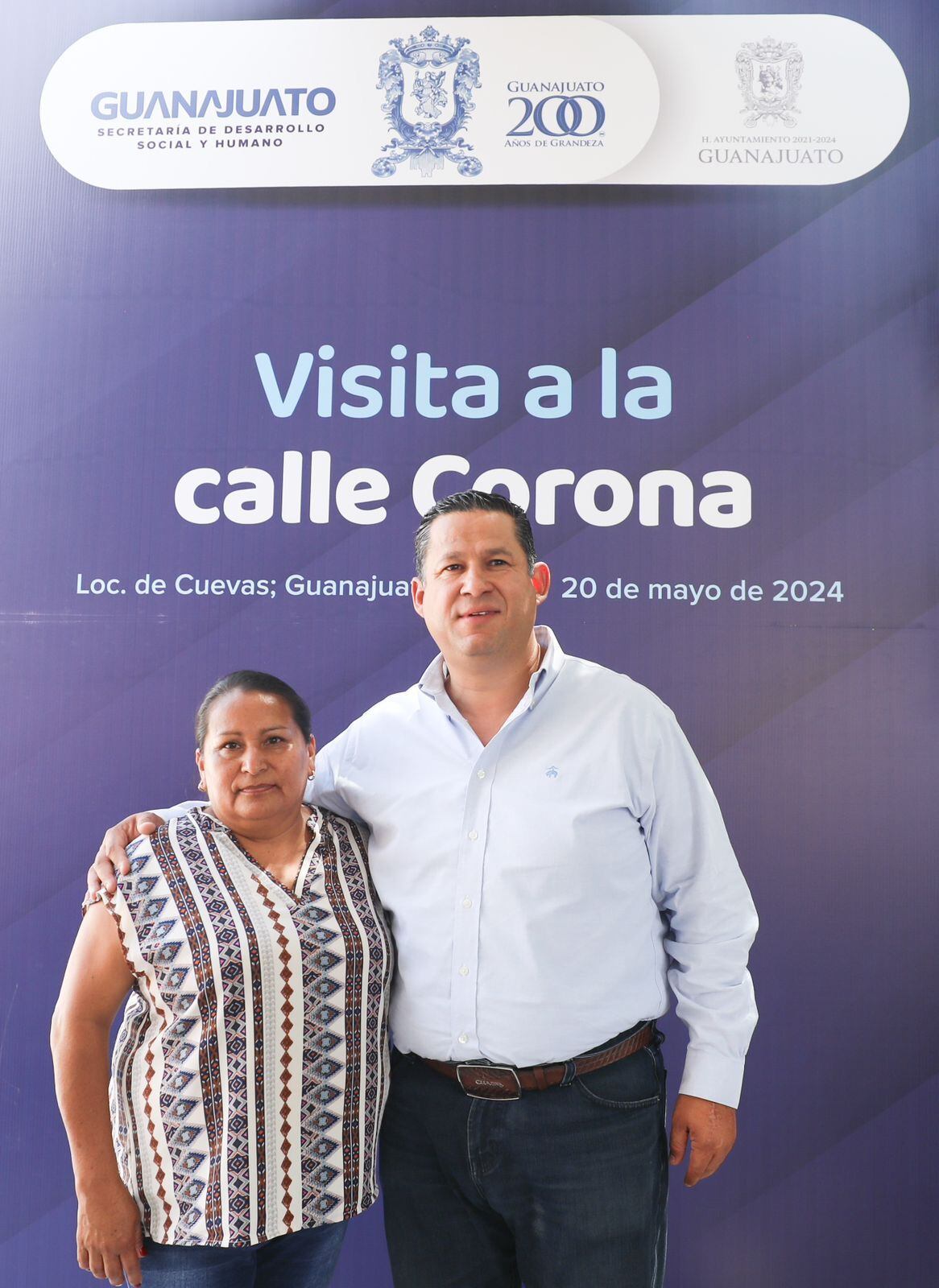 Diego Sinhue Rodríguez supervisó obras en Guanajuato