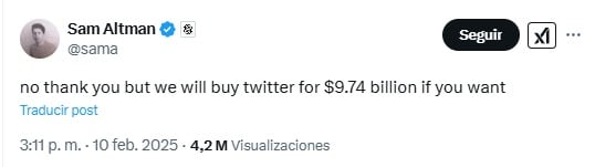 Elon Musk hizo una jugosa oferta por OpenAI, creadora de ChatGPT, y así le respondieron
