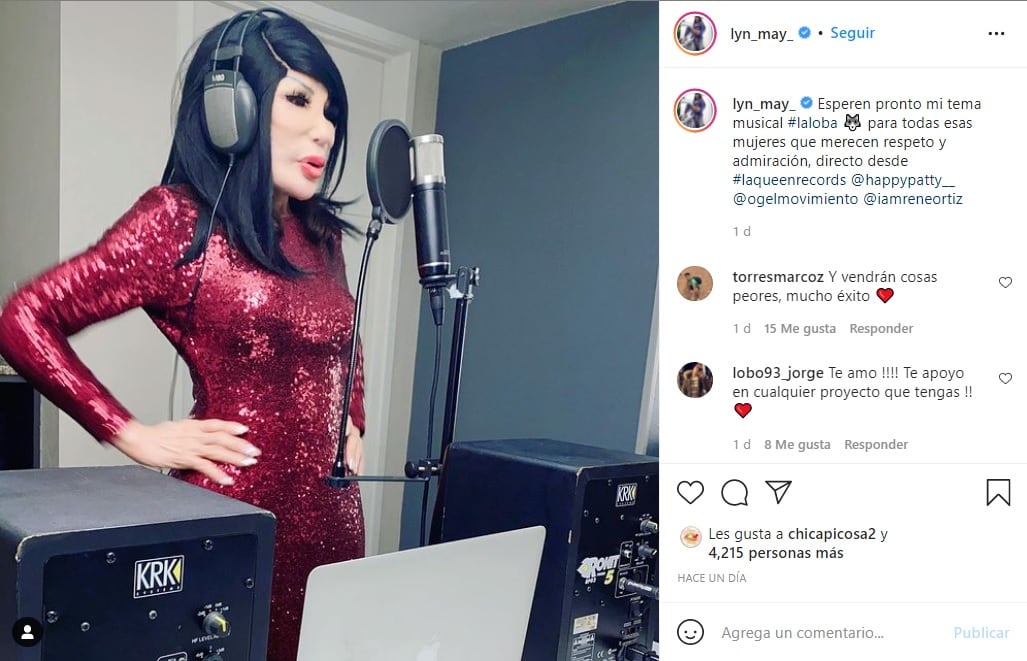 Lyn May promociona su nueva canción 'La Loba'