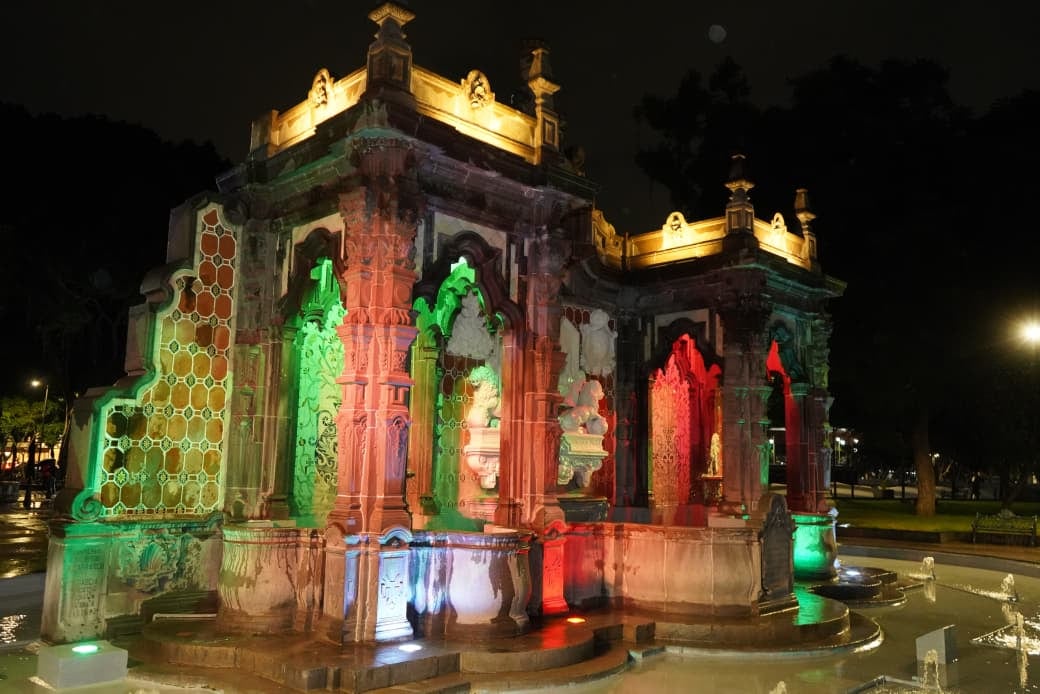 Pepe Chedraui rehabilita 69 fuentes públicas en la capital de Puebla.