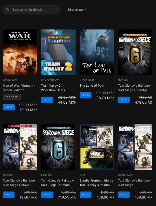 Epic Games pone sus mejores ofertas para Navidad