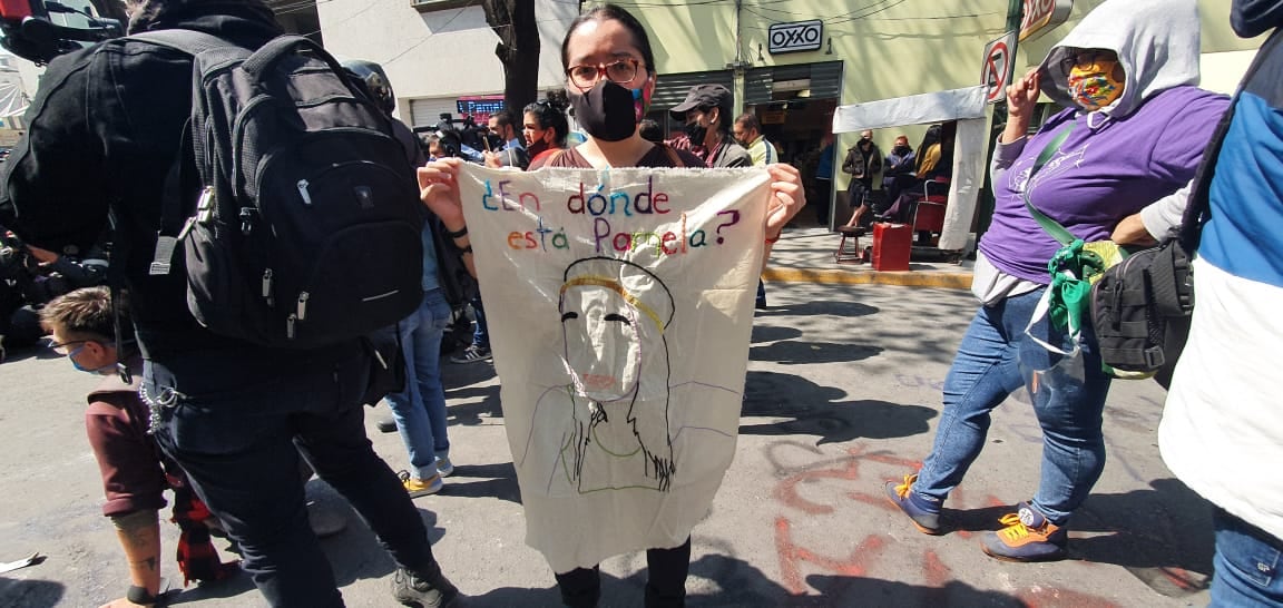 Protesta por Pamela