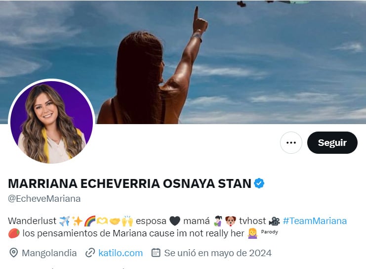 Mariana Echeverría denuncia cuenta de X que suplantó su identidad