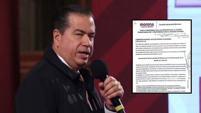 Ricardo Mejía Berdeja se olvidó de la carta que firmó