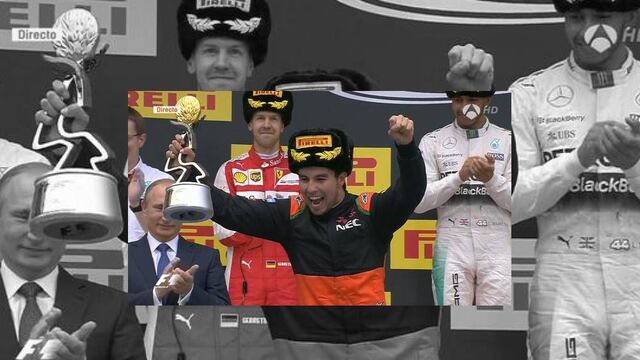 Pérez consiguió su quinto podio desde que es piloto de la máxima categoría del automovilísmo, el segundo con su actual escudería.