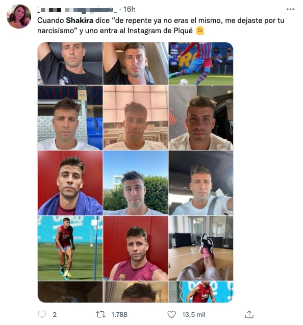 Meme de Shakira y su "dulce venganza" a Gerard Piqué