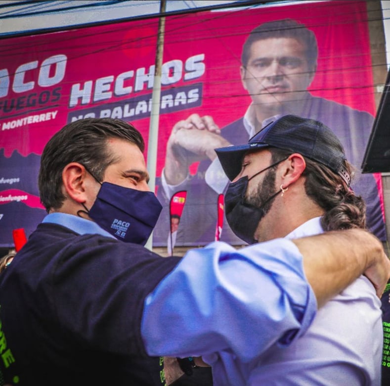 Poncho de Nigris y Francisco Cienfuegos en campaña