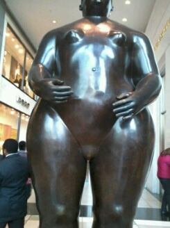 La Eva de Botero en Nueva York.