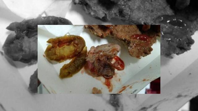 Peritos en veterinaria confirmaron que había carne de roedor en la hamburguesa.