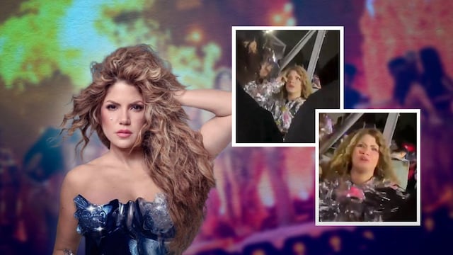 Shakibecca, la fan e imitadora de Shakira, fue captada molesta y llorando en concierto de CDMX.