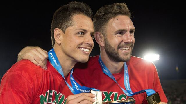 ‘Chicharito’ y Layún.