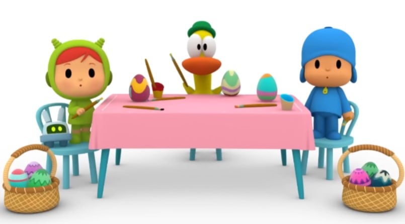 Pocoyó y el conejo de Pascua