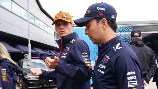 Max Verstappen y Checo Pérez