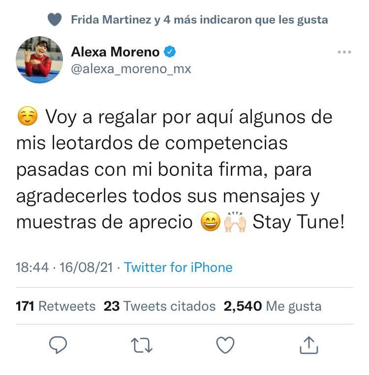 Publicación de Twitter