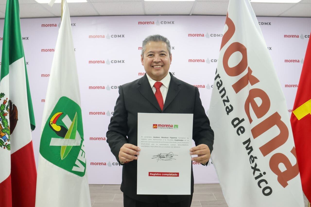 Gustavo Mendoza, candidato de Morena en Cuajimalpa