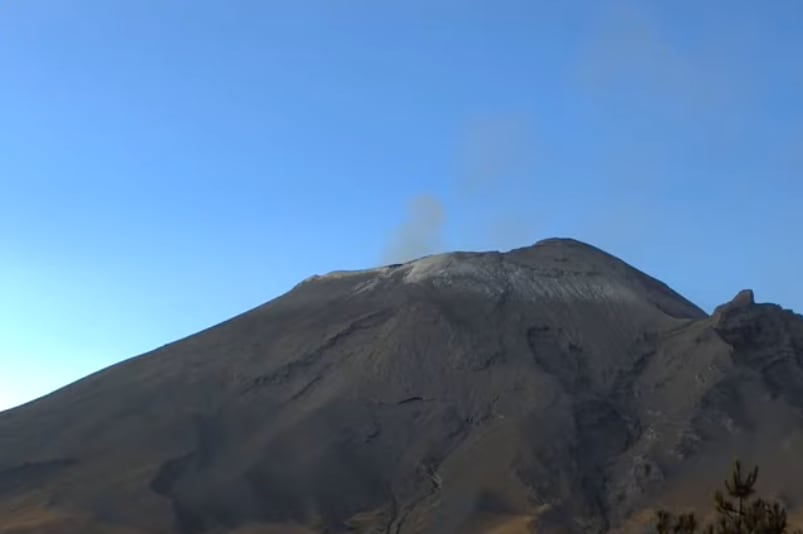 Volcán Popocatépetl el 21 de septiembre