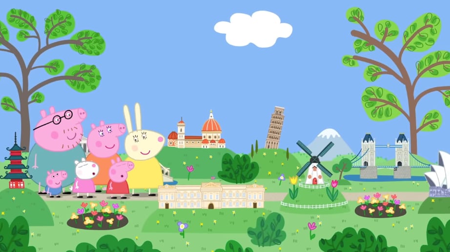 Peppa Pig por el Día de las 7 Maravillas del Mundo