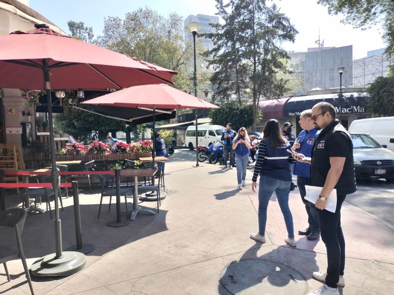 Operativos en restaurantes de alcaldía Miguel Hidalgo