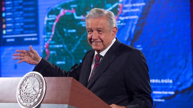 AMLO en la conferencia mañanera del 14 de septiembre en Palacio Nacional